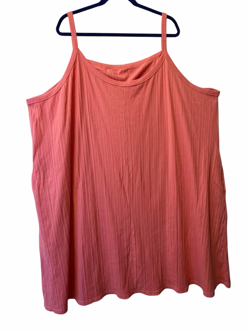 Terra & Sky 4X Reversible Coral Pink Oversized Tank Dress. Will fit 5X-6X